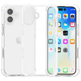 Transparent Protective Bumper Case for iPhone 17 - White