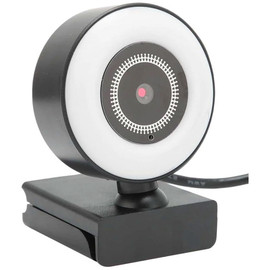 Helix StreamLED Web Cam with LED Ring Light and Digital Microphone