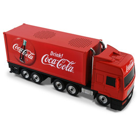 Coca-Cola Truck Shaped Bluetooth Wireless Speaker with FM Radio Mode