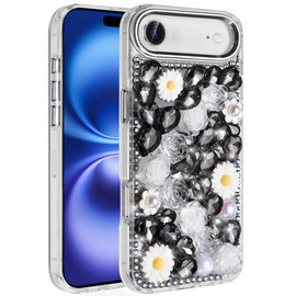Luxurious Bling 3D Crystal Diamond Case for iPhone Air - Black