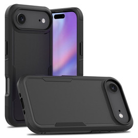 Military Grade TUFF Hybrid Armor Case for iPhone Air - Black