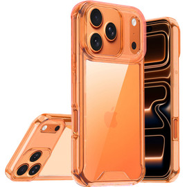 Shockproof Fusion Shield Tough Snap-on Case for iPhone 17 Pro - Cosmic Orange