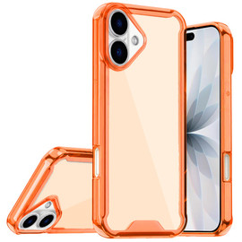 Shockproof Fusion Shield Tough Snap-on Case for iPhone 17 - Cosmic Orange