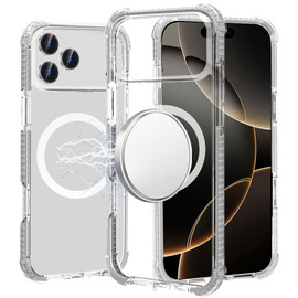 MagSafe Transparent Protective Bumper Case for iPhone 17 Pro Max - White