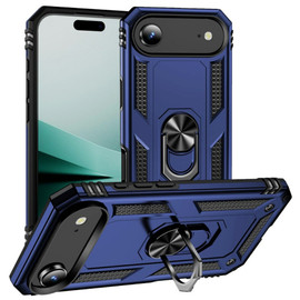 Military Grade Hybrid Case with Ring Grip for iPhone Air - Blue
