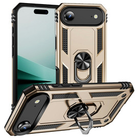 Military Grade Hybrid Case with Ring Grip for iPhone Air - Gold