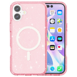 Crystal Glitter Fusion Case with MagSafe for iPhone 17 - Pink