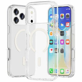 Slim Crystal Transparency MagSafe Case for iPhone 17 Pro - Clear