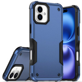 Military Grade Shockproof Hybrid Armor Case for iPhone 17 - Blue