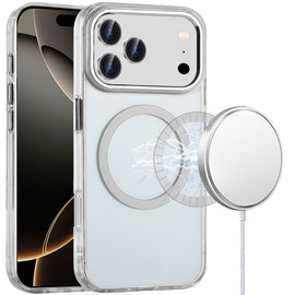 MagSafe Magnetic Crystal Case for iPhone 17 Pro - Clear