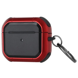 Rugged Shockproof Hybrid Case for AirPods Pro 3 - Red