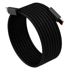 G20 Magnetic Self Winding USB-C to USB-C Charging and Sync Cable 6ft. - Black