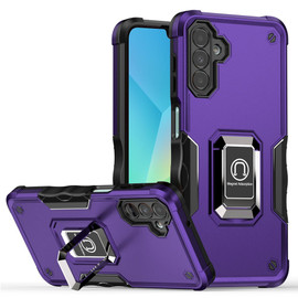 Military Grade Shockproof Hybrid Armor Case with Ring Grip for Samsung Galaxy A17 5G - Purple