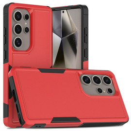 Military Grade TUFF Hybrid Armor Case for Samsung Galaxy S26 Ultra - Red