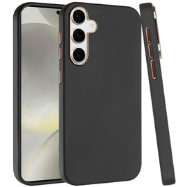 Soft Touch Dual-Layer Hybrid Case for Samsung Galaxy S26 Plus - Black