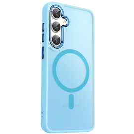 Shade Series Hybrid Case with MagSafe Magnetic Ring for Samsung Galaxy S25 FE - Blue