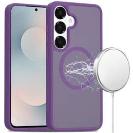 Shade Series Hybrid Case with Magnetic Ring for Samsung Galaxy S26 - Purple
