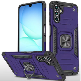 Military Grade Robust Series Dual Layer Hybrid Case with Ring Grip for Samsung Galaxy A17 5G - Purple