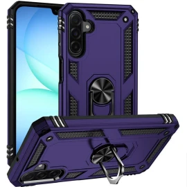 Military Grade Hybrid Case with Ring Grip for Samsung Galaxy A17 5G - Purple