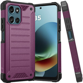 Military Grade Tough Hybrid Armor Case for Motorola Moto G Power 2026 / 2025 - Purple