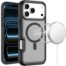 Candy Series Hybrid Case with MagSafe for iPhone 17 Pro Max - Black