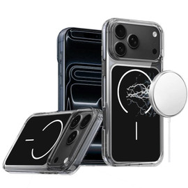 Crystal Shield Hybrid Case with MagSafe for iPhone 17 Pro Max - Black