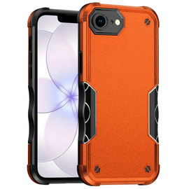 Military Grade Shockproof Hybrid Armor Case for iPhone 17e / 16e - Cosmic Orange
