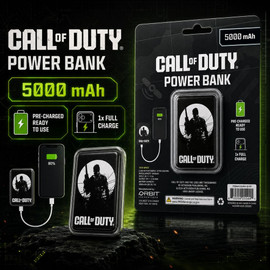 Orbit Innovations Official Licensed Portable 5000mAh Power Bank Dual USB-C + USB-A Battery Charger - Call Of Duty
