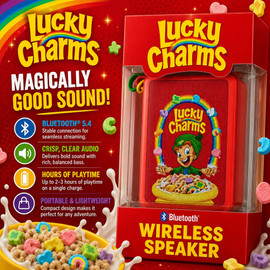 Orbit Innovations Official Licensed Portable Bluetooth Wireless Speaker - Lucky Charms