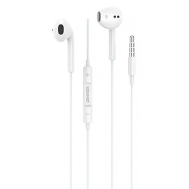 3.5mm Hi-Fi Audio Wired Stereo Handsfree Earphones - White