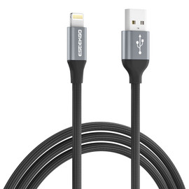 10 ft High-Speed Lightning to USB-A Charging and Sync Cable - Black
