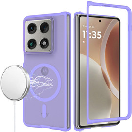 Shade Series Hybrid Case with Magnetic Ring for Motorola Razr Fold 2026 - Light Purple