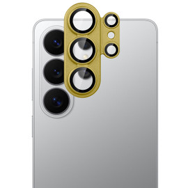 Unibody Matte Metal Tempered Glass Camera Lens Protector for Samsung Galaxy S26 Ultra - Gold