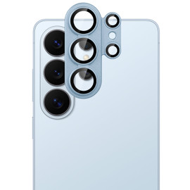 Unibody Matte Metal Tempered Glass Camera Lens Protector for Samsung Galaxy S26 Ultra - Blue