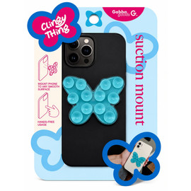 Gabba Goods Clingy Thing MagSafe Magnetic Suction Phone Mount - Butterfly Blue