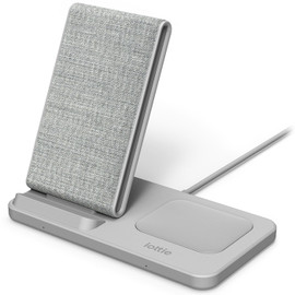 iOttie iON Wireless Duo Qi Certified Wireless Charging Stand and Pad - Light Grey