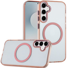 Magnetic Crystal Case for Samsung Galaxy S26 FE - Rose Gold