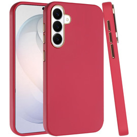 Soft Touch Dual-Layer Hybrid Case for Samsung Galaxy S26 FE - Burgundy