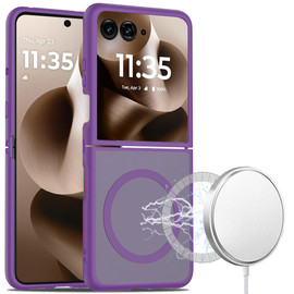 Shade Series Hybrid Case with Magnetic Ring for Motorola Razr 2026 / 2025 / 2024 - Purple