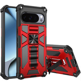 Military Grade Tough Ultra Rugged Hybrid Case for Google Pixel 11 / Pixel 11 Pro - Red
