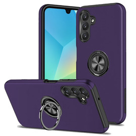 360 Rotating Ring Grip Hybrid Case for Samsung Galaxy A27 5G - Dark Purple