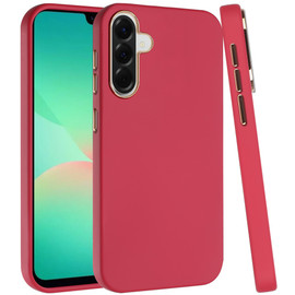 Soft Touch Dual-Layer Hybrid Case for Samsung Galaxy A27 5G - Red