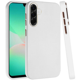 Soft Touch Dual-Layer Hybrid Case for Samsung Galaxy A27 5G - White