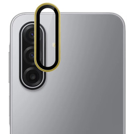 Unibody Matte Metal Tempered Glass Camera Lens Protector for Samsung Galaxy A27 5G - Gold
