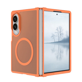 Shade Series Hybrid Case with Magnetic Ring for Samsung Galaxy Z Fold 8 - Cosmic Orange
