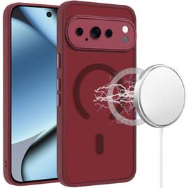 Shade Series Hybrid Case with Pixelsnap for Google Pixel 11 Pro XL - Burgundy