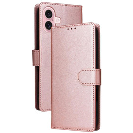 Element Series Book-Style Leather Folio Wallet Case for iPhone 17 - Rose Gold