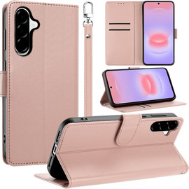 Element Series Book-Style Leather Folio Wallet Case for Samsung Galaxy A17 5G - Rose Gold