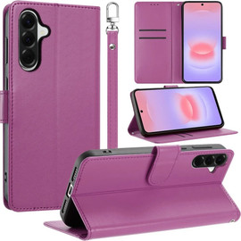 Element Series Book-Style Leather Folio Wallet Case for Samsung Galaxy A27 5G - Purple