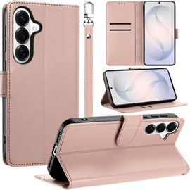 Element Series Book-Style Leather Folio Wallet Case for Samsung Galaxy S26 - Rose Gold
